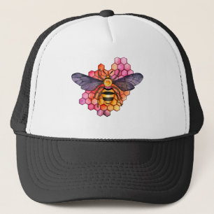 Honeycomb Bee Truckerkappe