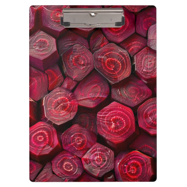 Honeycomb Beetroots Klemmbrett (Vorderseite)