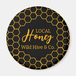 Honeycomb – Black or White Background Magnet