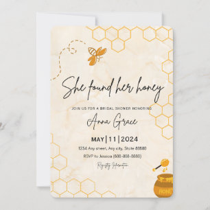 Honeycomb Bridal Dusche Einladung
