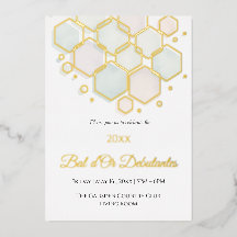 Honeycomb Corporate Elegance Gold Geometric 
