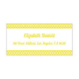 Honeycomb Design Rücksendeadresse Selbstfarbige Br Permastempel