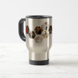 Honeycomb Hexagon Foto Collage 11 Bilder Kaffee Reisebecher