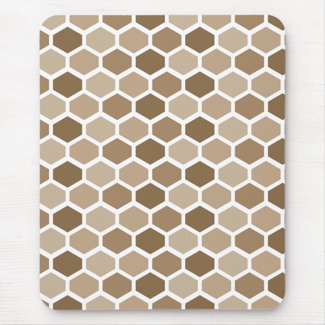Honeycomb in Sand Mousepad (Vorne)
