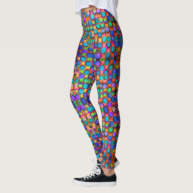 Honeycomb Kaleidoscope Leggings (Links)
