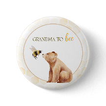 Honeycomb Oma to Bee Baby Bear Baby Dusche