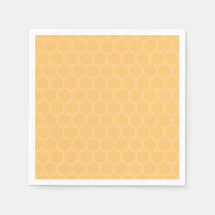 Honeycomb Pattern Bumblebee Baby Dusche Serviette