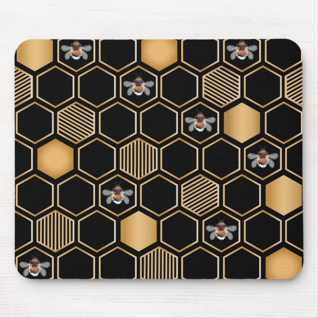 Honeycomb Pattern Mousepad (Vorne)