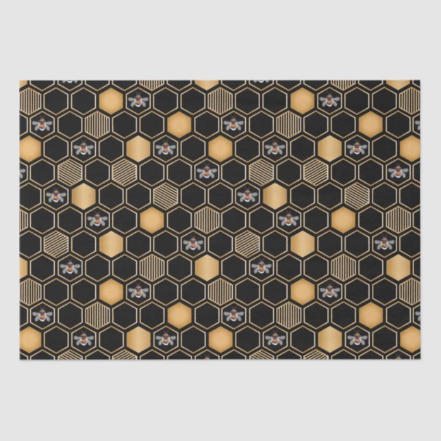 Honeycomb Pattern Seidenpapier (Vorderseite)
