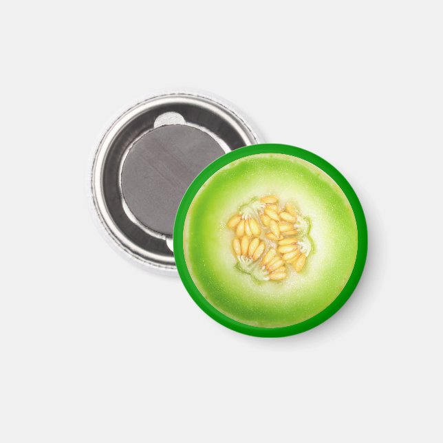 Honeydew Melon Magnet (Vorderseite/Rückseite)