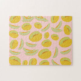Honeydew Melons Fruchtmuster Puzzle