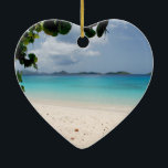 Honeymoon Bay, St. John USVI Keramik Ornament<br><div class="desc">Honeymoon Bay,  St. John,  US Jungfrau Islands Keramik Ornament</div>