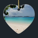 Honeymoon Bay, St. John USVI Keramik Ornament<br><div class="desc">Honeymoon Bay,  St. John,  US Jungfrau Islands Keramik Ornament</div>