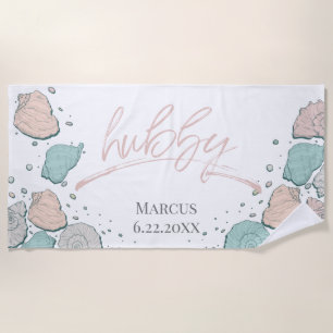 Honeymoon Beach - HUBBY Coral Seashells Strandtuch