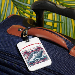 Honeymoon Cruise 2024, Just heiratet, Valentine Da Gepäckanhänger