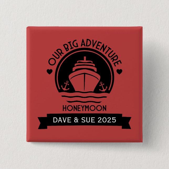 Honeymoon Cruise Button (Vorderseite)