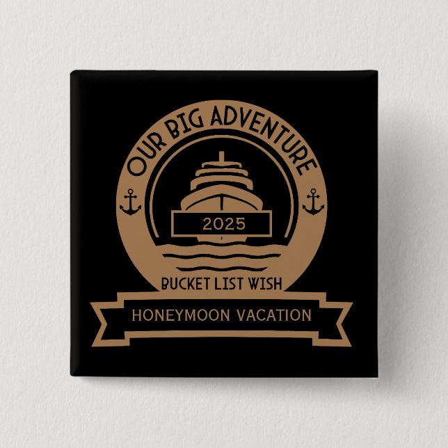Honeymoon Cruise Button (Vorderseite)