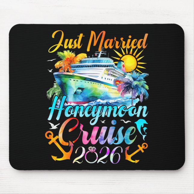 Honeymoon Cruise For Matching Couples 2026 Just Ma Mousepad (Vorne)