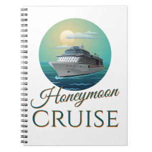Honeymoon Cruise Neu verheiratete Paare Notizblock