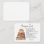 Honeymoon Fond Anfrage Hochzeitskarte Begleitkarte<br><div class="desc">Flitterwochen Fond beantragen Hochzeitseinzugskarte. Kraftpapier für eine große rustikale Wirkung. Wählen Sie Whitepaper für elegante Effekte.</div>