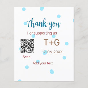 Honeymoon Fund Add Q R Codelame Name Hochzeit