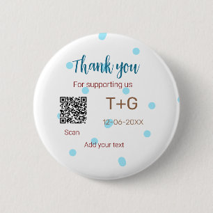 Honeymoon Fund Add Q R Codelame Name Hochzeit Button