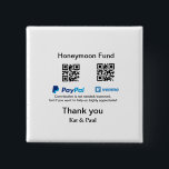 Honeymoon Fund PayPal Venmo QR Code Vielen Dank Button<br><div class="desc">Für Musikfans wie uns</div>