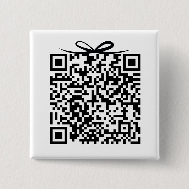 Honeymoon Fund QR Code mit Geschenkboxen Button (Vorderseite)