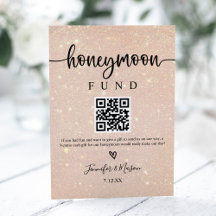 Honeymoon Fund Sign, Cash Honeymoon Wish