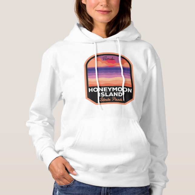 Honeymoon Island Staat Park Florida Hoodie (Vorderseite)