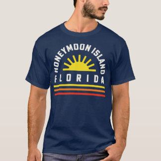 Honeymoon Island Staat Park Florida Retro Vintag T-Shirt
