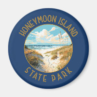Honeymoon Island Staat Park Retro Not leidend