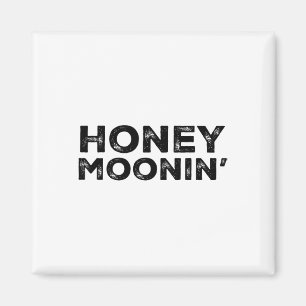 Honeymoon Vacation Paares Verheiratet Matching Hon Magnet