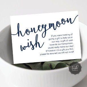 Honeymoon Wish Cash Fund, eine Anmerkung zu Gesche Begleitkarte