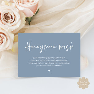 Honeymoon Wish Fund Cash Begleitkarte