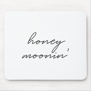 Honeymoonin Bride Bridal Groom Junggeselinnen-Absc Mousepad