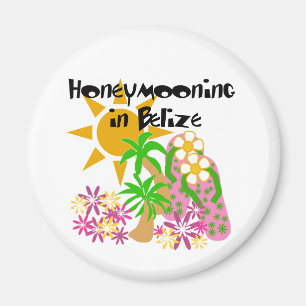 Honeymooning in Belize Magnet