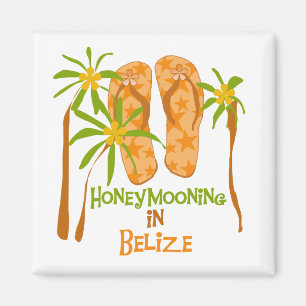 Honeymooning in Belize-Magneten Magnet