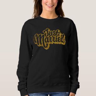 Honeymoons Paare Just Married Bride Groom Newlywe Sweatshirt