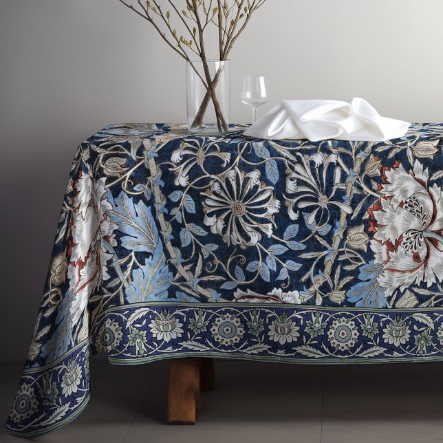 Honeysuckle Art Nouveau Floral Pattern Morris Tischdecke (Von Creator hochgeladen)