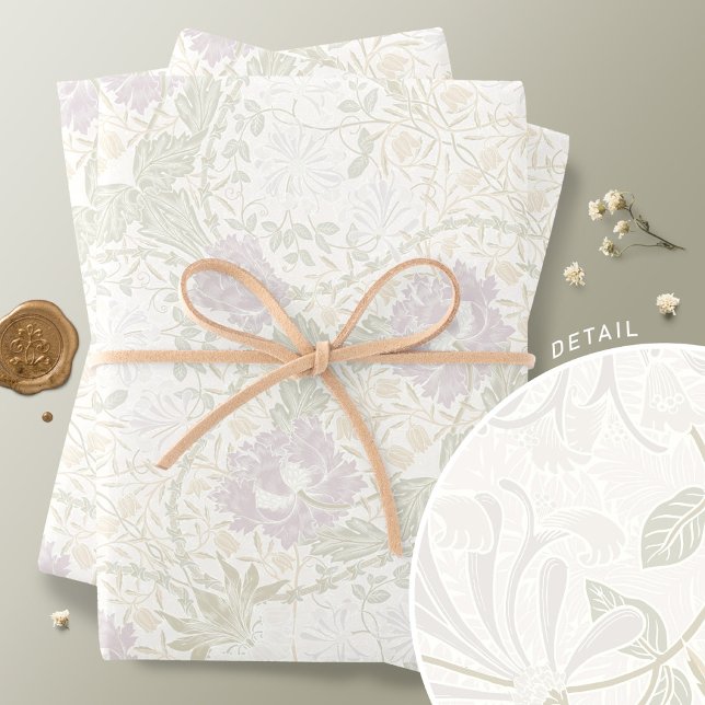 Honeysuckle Delight William Morris Larkspur Geschenkpapier Set (Von Creator hochgeladen)