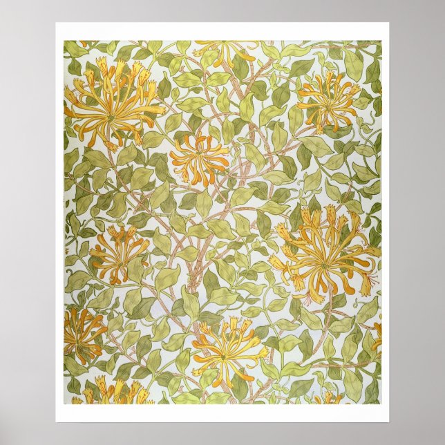 "Honeysuckle"-Design, 1883 Poster (Vorne)