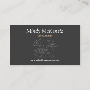 HONEYSUCKLE GRAY Business Card Visitenkarte