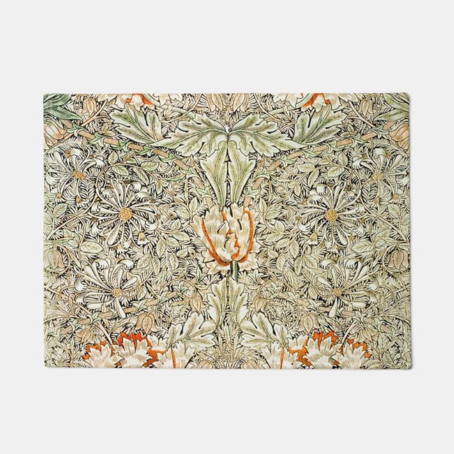 Honeysuckle Pattern (1876) von William Morris Fußmatte (Vorderseite)