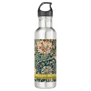 Honeysuckle Pattern - Design von William Morris Edelstahlflasche