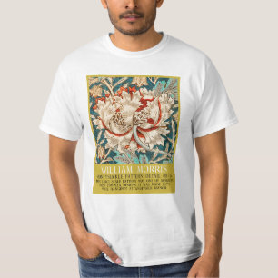 Honeysuckle Pattern - Design von William Morris T-Shirt