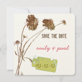 Honeysuckle Pink Blume Botanisch Save the Date