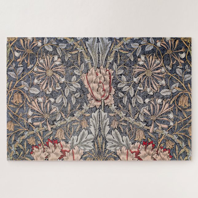 Honeysuckle Print (von William Morris) Puzzle (Horizontal)