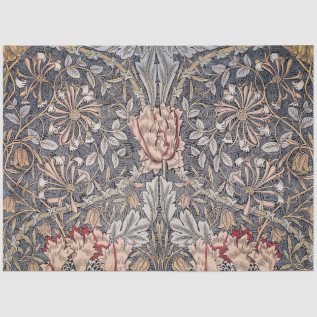 Honeysuckle Print (von William Morris) Seidenpapier (Vorderseite)
