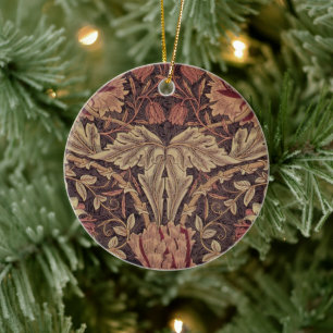 Honeysuckle von William Morris, Garden Blume Art Keramik Ornament